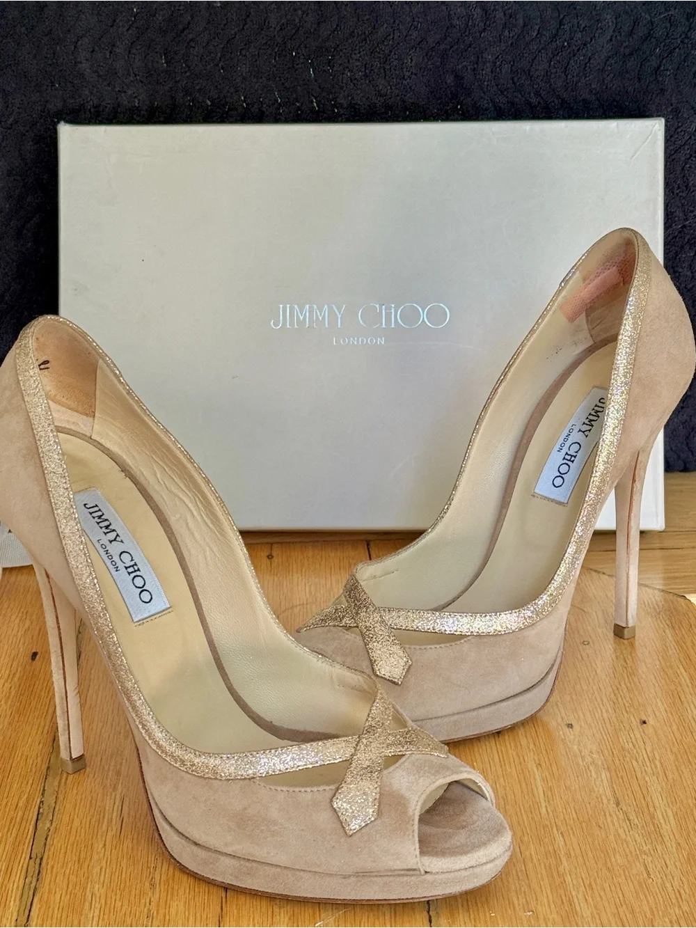 Jimmy Choo vintage suede